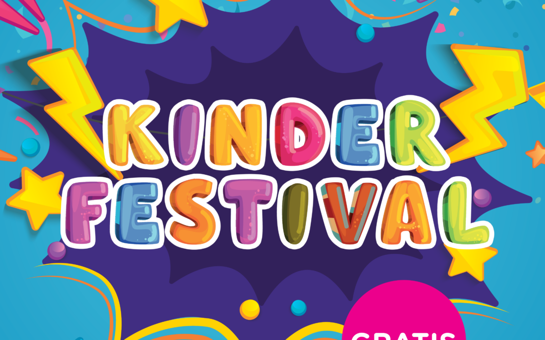 Zaterdag 22 juni is er weer een groot Kinder Festival in Winkelcentrum Reigersbos